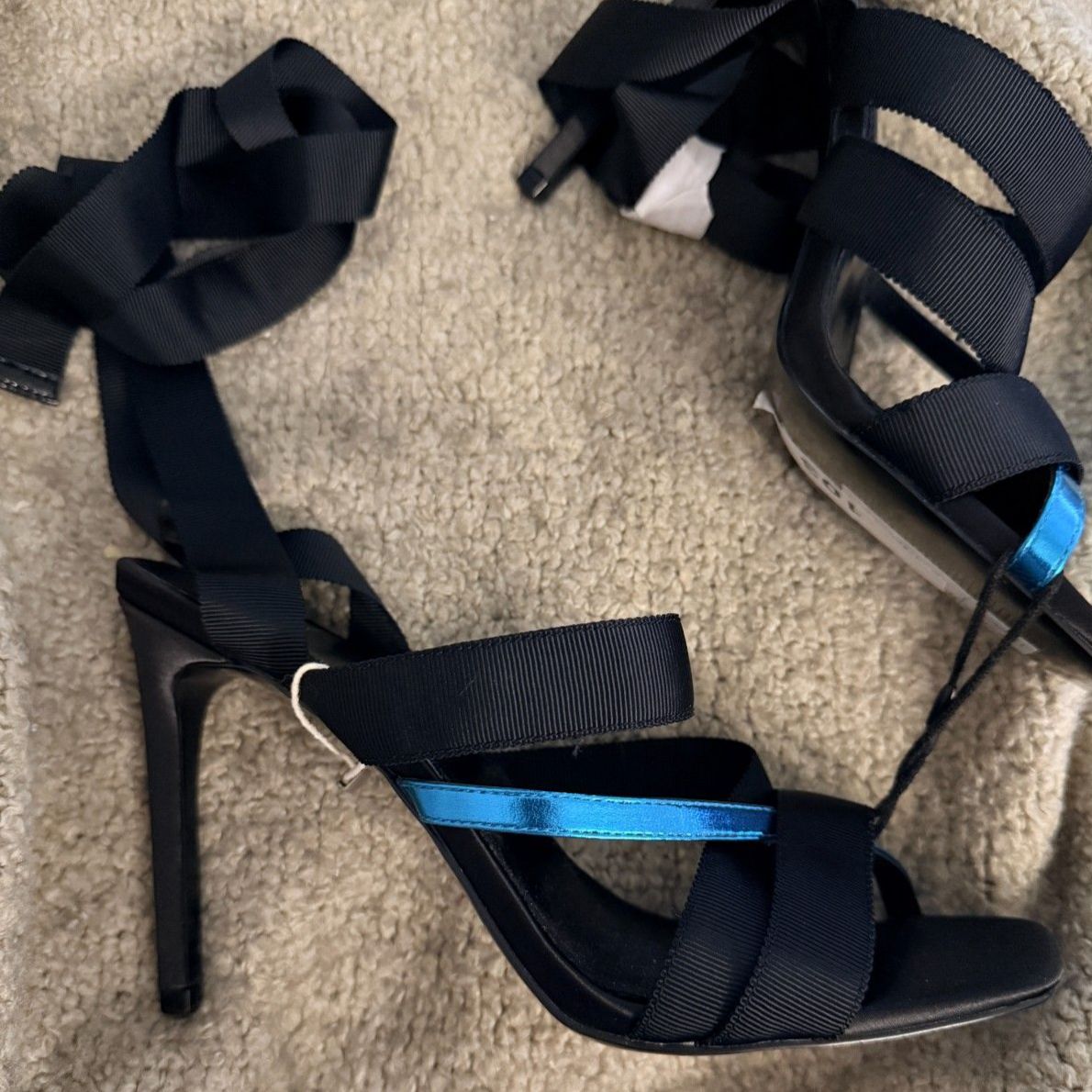 New Nwob Le Clique Kat Maconie Strappy Heel Sandals Size 9